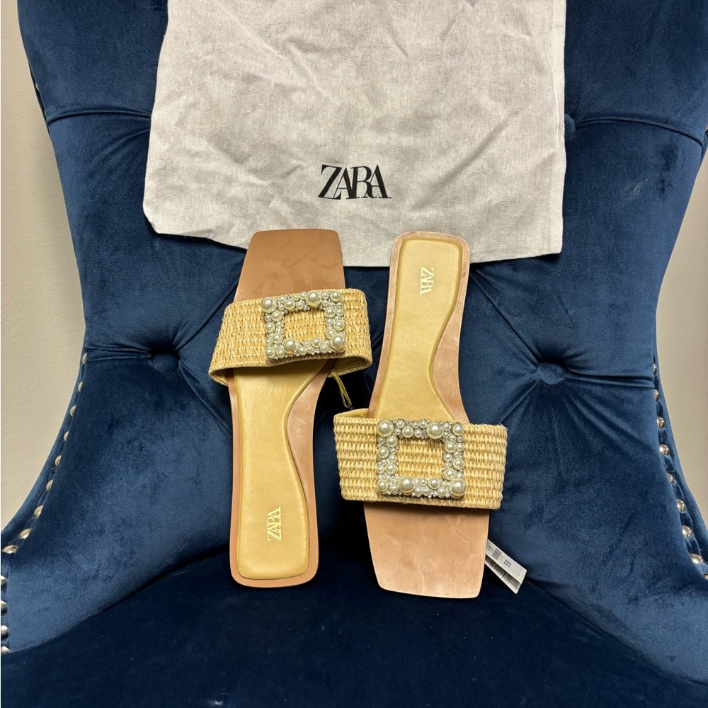 Zara Tan Sandals with Elegant Style